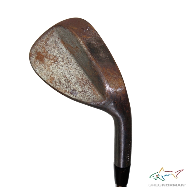 Greg Normans Personal Used MacGregor GN 57 Degree 52 Degree Wedge with 4 Shaft Tape