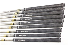 Greg Norman's Personal Used Set of MacGregor MT 'GN' Forged 1025 Irons 2-PW
