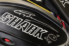 Greg Norman Signed Personal Used Titleist 'Greg Norman' Shark Logo Full Size Golf Bag '2K21' JSA ALOA