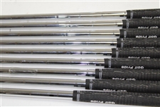 Greg Norman's Personal Used Set of Titleist Forged 680 Irons 2-PW