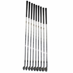 Greg Norman's Personal Used Set of Spalding TopFlite Custom Made 'G.N.' Irons 2-PW Reg #CI34439
