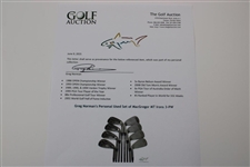 Greg Norman's Personal Used Set of MacGregor MT Irons 3-PW