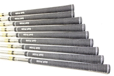 Greg Norman's Personal Used Set of Black MacGregor MT 'GN' Forged 1025 Irons 2-PW