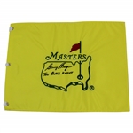 Gary Player Signed Undated Masters Embroidered Flag with The Black Knight JSA ALOA