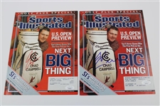 Annika Sorenstam Signed Golf For Men Magazine JSA #PP58207, Chad Campbell Signed 2003 Sports Illustrated JSA #PP58513, Kenneth Ferrie Signed 2007 Sports Illustrated JSA #NN70560, And Chad Campbell Si