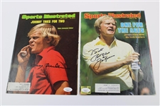 Lanny Wadkins Signed 1977 Sports Illustrated  JSA #PP58516, Johnny Miller Signed 1974 Sports Illustrated JSA #PP58220, And Jack Nicklaus Signed 1978 Sports Illustrated - Personalized JSA ALOA #PP58247