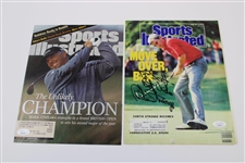Curtis Strange Signed 1989 Sports Illustrated JSA #PP58515, Jack Nicklaus Signed 1978 Sports Illustrated - Personalized JSA ALOA #PP58246, And Mark O'Meara Signed 1998 Sports Illustrated  JSA #NN70561
