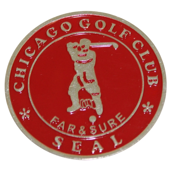 Chicago Golf Club Far & Sure Seal Coin/Medallion - Red Arrow Markers - Vinny Giles Collection
