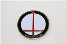 Chicago Golf Club 'Far & Sure' Seal Coin/Medallion - Red Arrow Markers - Vinny Giles Collection