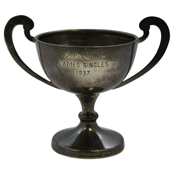 1937 G.P.L.T.C. Ladies Singles Sterling Silver Trophy Cup