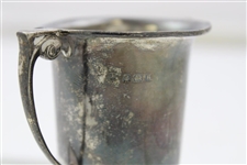 1933 Dunscar Golf Club Sterling Silver Replica Slater Challenge Trophy Cup Won by R. Shipper Bottom