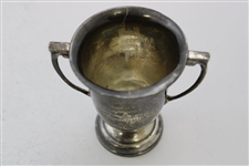 1933 Dunscar Golf Club Sterling Silver Replica Slater Challenge Trophy Cup Won by R. Shipper Bottom