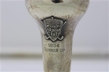 1934 The Oakmont Club Sterling Silver Runner-Up Trophy Vase