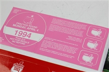 1988 & 1994 Masters Parking Passes with 2005 Masters Tuesday Practice Round Ticket #Y10439
