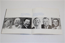 1971 All-American Collegiate Golf Dinner Official Program - July 20th