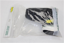 Black & White Masters Putter Head Cover with 2003 Masters Dated Black Caddy Hat - Unused