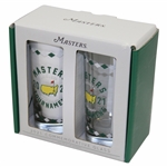 2021 Masters Tournament Commemorative Drinking Glasses in Original Box