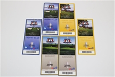 Graeme McDowell Signed 2010 US Open at Pebble Beach Flag with Program, Tickets & Spec Guide JSA ALOA