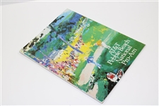 Johnny Miller Signed Photo with 1987 Pebble Beach Pro-A Bag Tag, Program, Ribbons, & Photo JSA ALOA