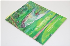 Multi-Signed 1976 Western Open at Butler National Golf Club Program with Unused Scorecard JSA ALOA