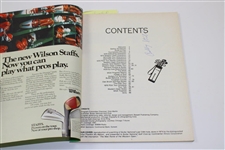 Multi-Signed 1976 Western Open at Butler National Golf Club Program with Unused Scorecard JSA ALOA