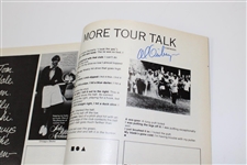 Multi-Signed 1976 Western Open at Butler National Golf Club Program with Unused Scorecard JSA ALOA