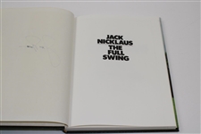 Jack Nicklaus Signed 1984 'The Full Swing' Book JSA ALOA