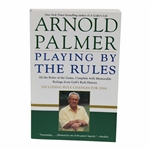 Arnold Palmer Signed 2002 Playing By The Rules Book JSA ALOA