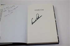 Arnold Palmer Signed 1999 'A Golfer's Life' JSA ALOA