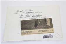 Ben Hogan Historic Comeback from Bus Crash Original 1950 LA Open Wire Photo