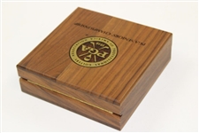 Jack Fleck's 1995 PGA Seniors Champions' Dinner Gift World Time Clock in Wood Case