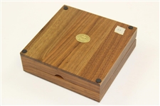 Jack Fleck's 1995 PGA Seniors Champions' Dinner Gift World Time Clock in Wood Case