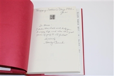 Harvey Penick Signed 1992 'Harvey Penick's Little Red Book'  with Inscription & Paper JSA ALOA