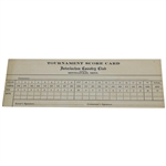1930 US Open at Interlachen Country Club Official Scorecard - Jones Grand Slam