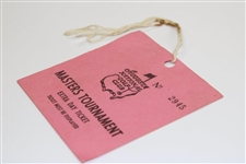 Circa 1970's Masters Tournament 'Extra Day' Square Ticket #2945