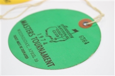 1974 & 1976 Masters Tournament Wednesday Tickets #8055 & #6564 - Par 3 Contest
