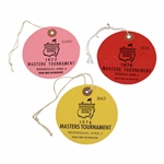 1976 & 1977 Masters Tournament Wednesday Tickets ##3061 & #11460 with Tuesday Ticket #3524