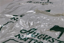 Six (6) Augusta National Golf Club Plastic Bags with Drawstrings