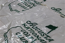 Seven (7) Augusta National Golf Club Plastic Bags with Drawstrings (One with Handles)