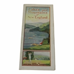 Vintage Lakes and Mountains of New England Advertising Brochure Issued by US Railroad Administration