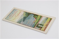 Vintage 'Lakes and Mountains of New England' Advertising Brochure Issued by US Railroad Administration