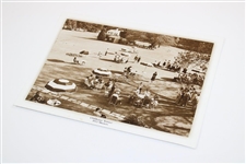 Masters Tournament Breakfast & Lunch Menu Depicting '1952 Masters Clubouse Terrace'