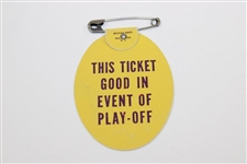 1965 Masters Tournament SERIES Badge #8450 with Original Pin - Jack Nicklaus' 2nd Masters Win