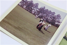 Five (5) Original Photos of 1966 Masters - Nicklaus, Palmer, Sanders, Finsterwald, & Hole #16