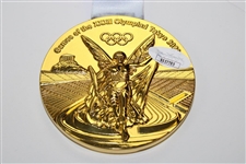 Xander Schaufele Signed 2020 Tokyo Olympics Replica Golf Medal with Ribbon JSA #SS57785