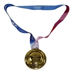 Xander Schaufele Signed 2020 Tokyo Olympics Replica Golf Medal with Ribbon JSA #SS57785