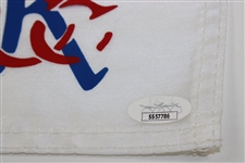 Xander Schauffele Signed Replica 2020 Olympics Flag with 'Gold USA' Inscription JSA #SS57786