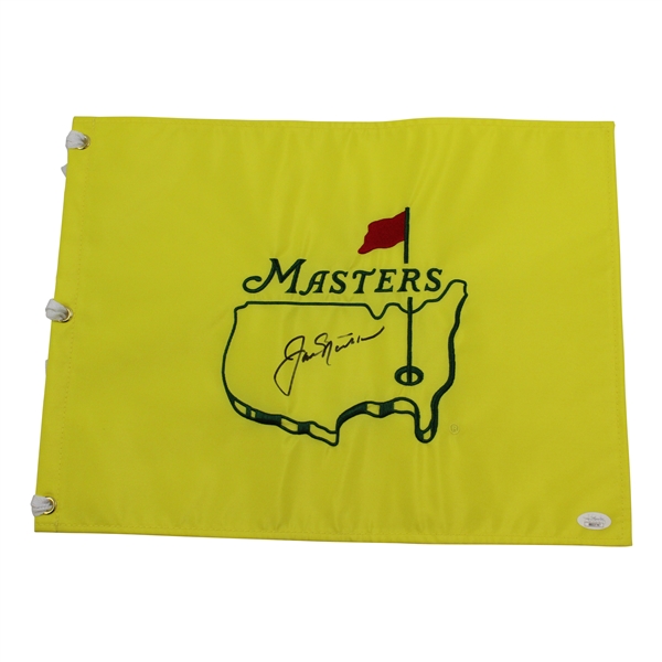 Jack Nicklaus Signed Undated Masters Embroidered Flag JSA #BB22747