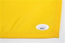 Henrick Stenson Signed 2016 OPEN at Royal Troon Yellow Screen Flag JSA #MM58963