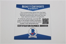 Bryson Dechambeau Signed 2020 US Open at Winged Foot Embroidered Flag BECKETT #BB88008